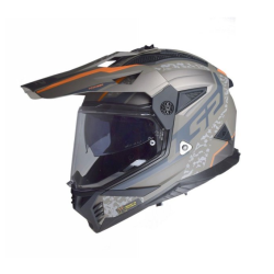 Kask motocyklowy Dual Sport LS2 MX702 Pioneer II Devor Sand